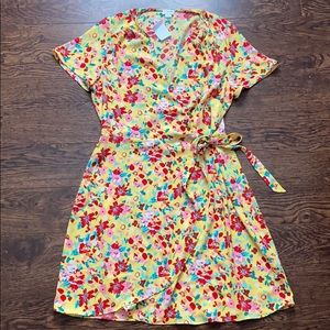 J.CREW Floral Wrap Dress